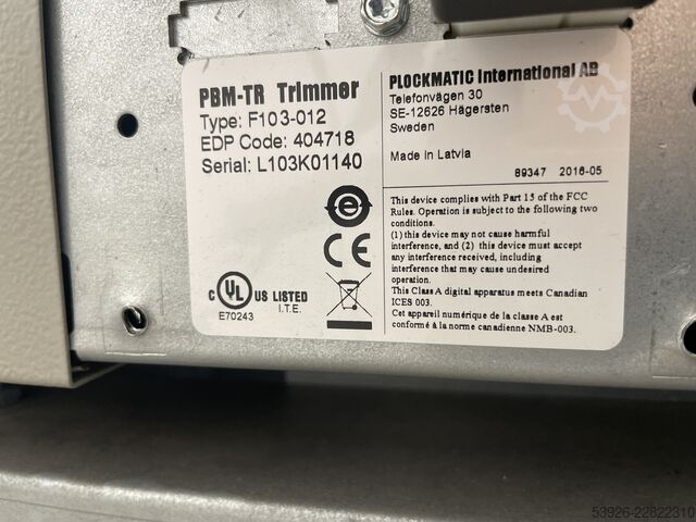 Booklet finisher Plockmatic PBM500e incl. Book Fold, PBM-TR Trimmer