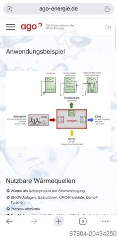 Chiller AGO Absorptionskältemaschine