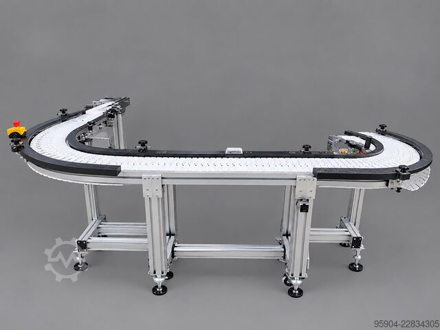 Neuer Kurvengurtförderer New Curved Conveyor 