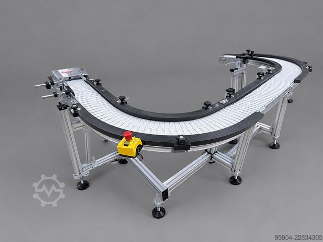 Neuer Kurvengurtförderer New Curved Conveyor 