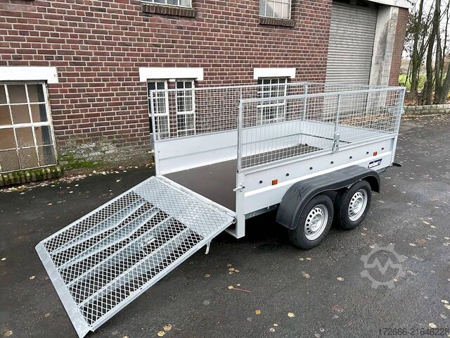 Low loader Variant VARIANT 2004 F2 MR K | RAMPE 257X145X39CM 2000KG TIEFLADER + GITTERAUFSATZ