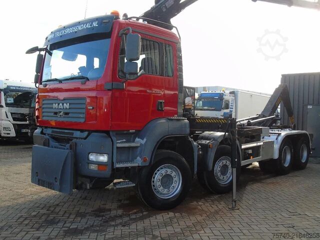 Hakenarmsystem MAN TGA 41.440 8X4 + HIAB 166 E-3 HIPRO + REMOTE + ...