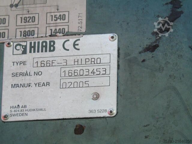 Hakenarmsystem MAN TGA 41.440 8X4 + HIAB 166 E-3 HIPRO + REMOTE + ...