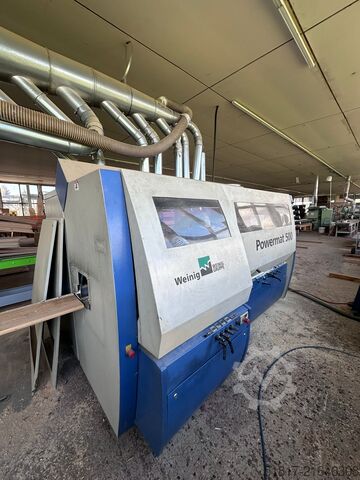 Hobel- und Kehlautomat, Vierseiter WEINIG Powermat 500