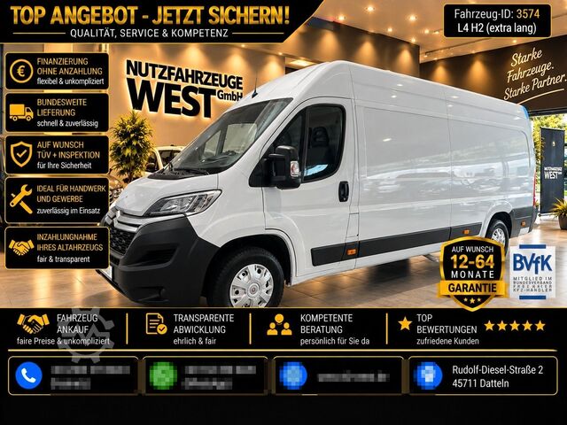 High top van Citroën Jumper HDI Maxi Hoch+Lang*L3-H2*Garantie*1.Hand*