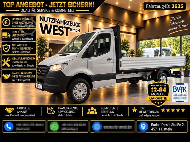 Pick-up van MERCEDES-BENZ Sprinter 314/316 CDI Maxi Pritsche=4.4M*Garantie