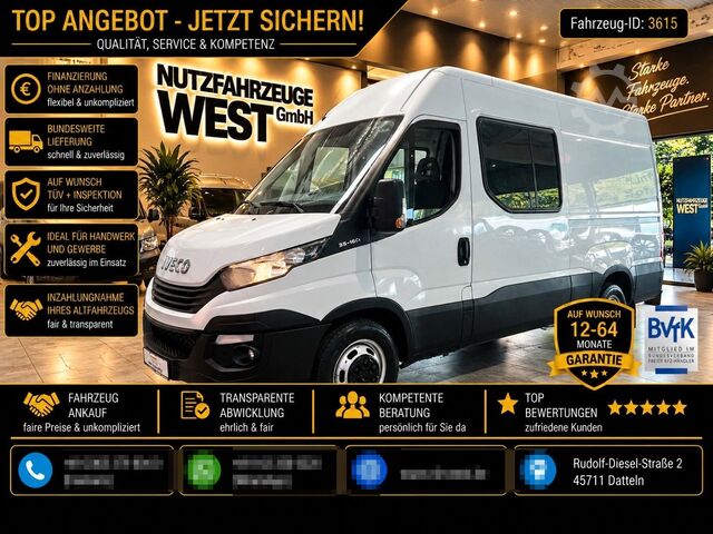 High top van IVECO Daily 3,0 D*Hoch+Lang*Mixto*5-Sitzer*Garantie*