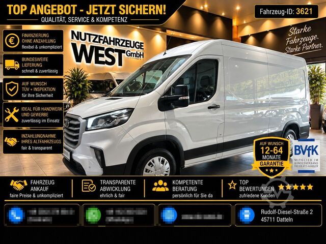 High top van MAXUS Deliver 9 Luxury TDI Hoch+Lang*L3-H2*Garantie*