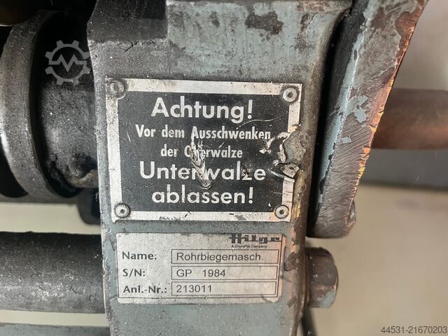 Motorische Vierwalzen Blechbiegemaschine RAS 44/10