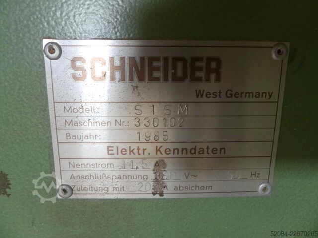 Schneider Formatkreissäge S1SM Schneider S1SM