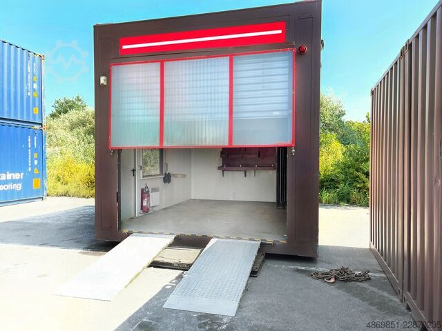 Workshop container  Werkstatt Garage Container Büro