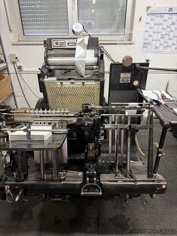 1956 Heidelberg Tiegel A3 GT mit HAKRO Heißfolienprägeeinrichtung Heidelberg Tiegel A3 GT mit HAKRO Heißfolienprägeeinrichtung