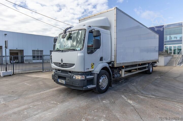 Box body RENAULT MIDLUM 270 (18t) DXI + Dhollandia