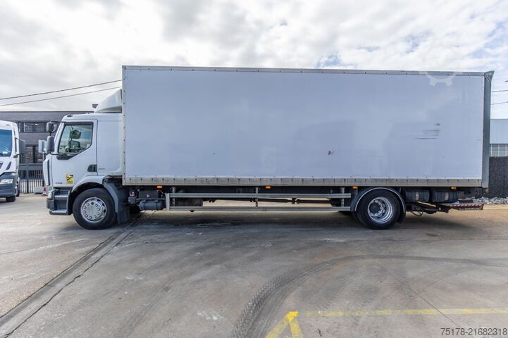 Box body RENAULT MIDLUM 270 (18t) DXI + Dhollandia