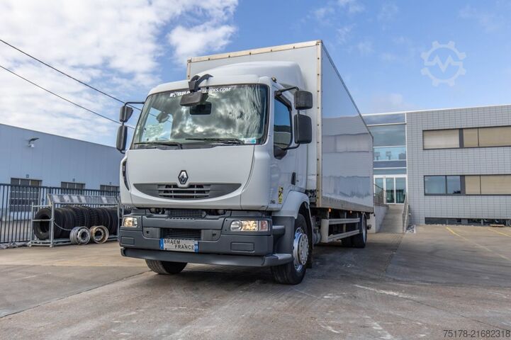Box body RENAULT MIDLUM 270 (18t) DXI + Dhollandia