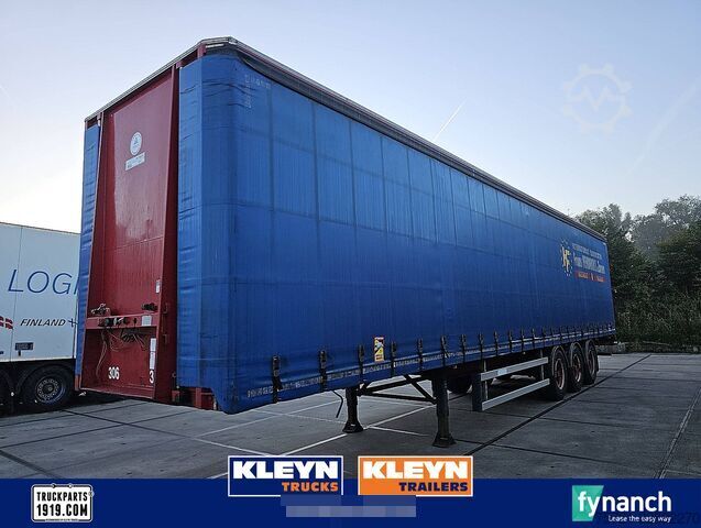 Sliding tarpaulins GROENEWEGEN DRO-12-27.3 BPW DRUM BRAKES HARD WOOD FLOOR BE ...