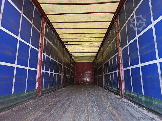 Sliding tarpaulins GROENEWEGEN DRO-12-27.3 BPW DRUM BRAKES HARD WOOD FLOOR BE ...