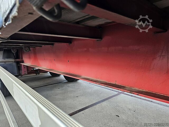 Sliding tarpaulins GROENEWEGEN DRO-12-27.3 BPW DRUM BRAKES HARD WOOD FLOOR BE ...