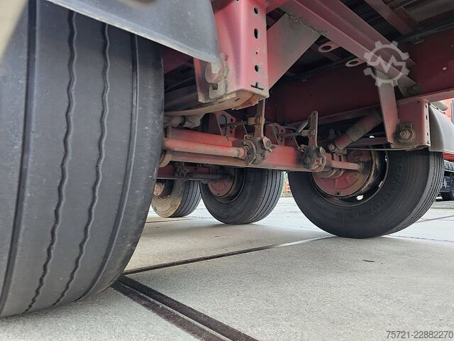 Sliding tarpaulins GROENEWEGEN DRO-12-27.3 BPW DRUM BRAKES HARD WOOD FLOOR BE ...
