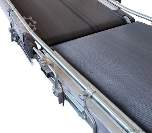 Incline belt conveyor with arch Rising falling Transnorm TS 1100 GF 4600+700-600-500