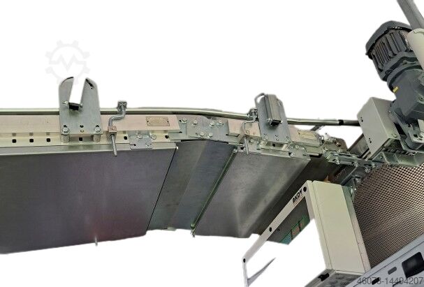 Incline belt conveyor with arch Rising falling Transnorm TS 1100 GF 4600+700-600-500