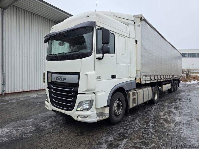 Standard tractor unit DAF XF 460 Standard + Krone Gardine Coiler Standard