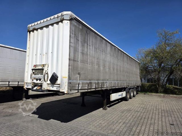 Auflieger mit Pritsche & Plane KRONE Gardine Standard Coiler, Lift, BPE Trommel