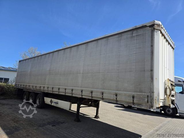 Auflieger mit Pritsche & Plane KRONE Gardine Standard Coiler, Lift, BPE Trommel