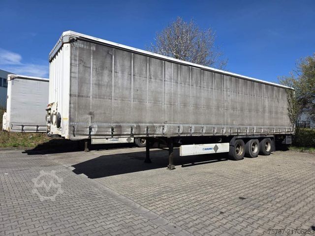 Auflieger mit Pritsche & Plane KRONE Gardine Standard Coiler, Lift, BPE Trommel