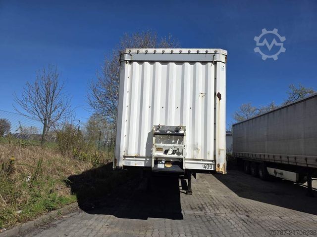 Auflieger mit Pritsche & Plane KRONE Gardine Standard, Coiler, Lift, BPW Trommel