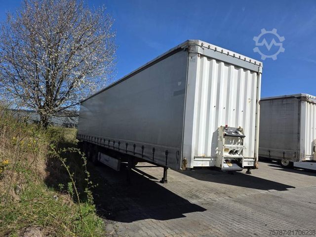 Auflieger mit Pritsche & Plane KRONE Gardine Standard, Coiler, Lift, BPW Trommel