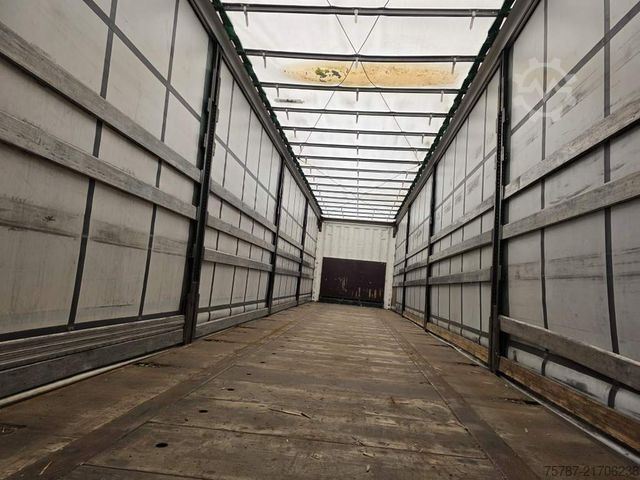 Auflieger mit Pritsche & Plane KRONE Gardine Standard, Coiler, Lift, BPW Trommel