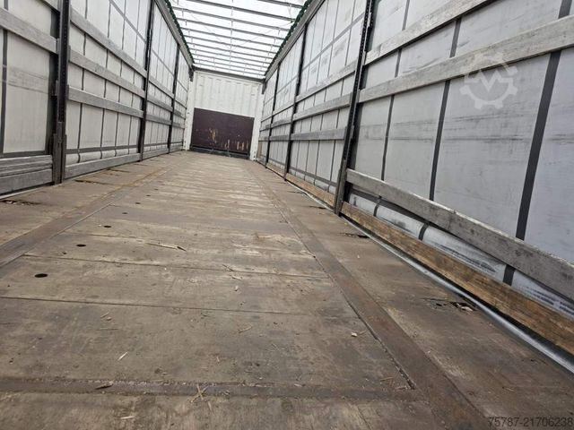 Auflieger mit Pritsche & Plane KRONE Gardine Standard, Coiler, Lift, BPW Trommel