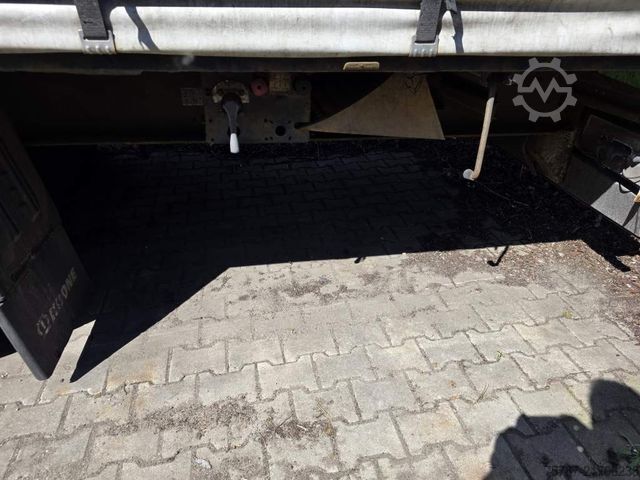 Auflieger mit Pritsche & Plane KRONE Gardine Standard, Coiler, Lift, BPW Trommel