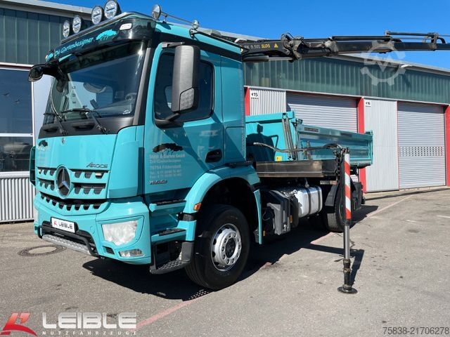 Kipper LKW MERCEDES-BENZ Arocs 1832 Kipper+ Kran Palfinger PK9501*205TKM*