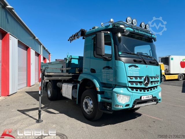 Kipper LKW MERCEDES-BENZ Arocs 1832 Kipper+ Kran Palfinger PK9501*205TKM*