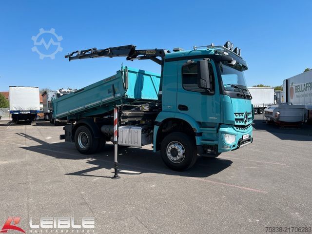 Dreiseitenkipper LKW MERCEDES-BENZ Arocs 1832 Kipper+ Kran Palfinger PK9501*205TKM*