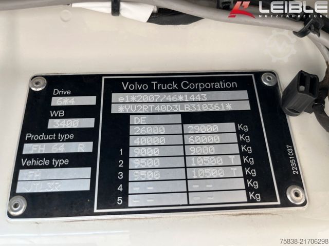Kipper LKW VOLVO FH 500 6x4 *Dautel*Bordmatik*Rollverdeck