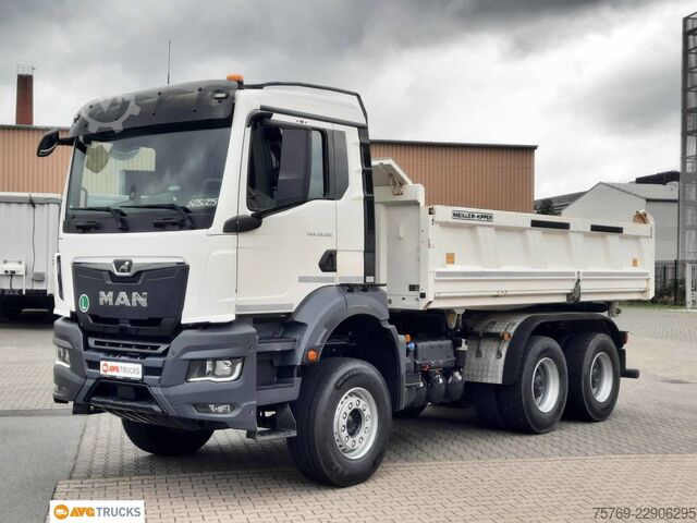 Tipper truck MAN 33.510 TGS 6X4 Meiller Bordmatik Retarder