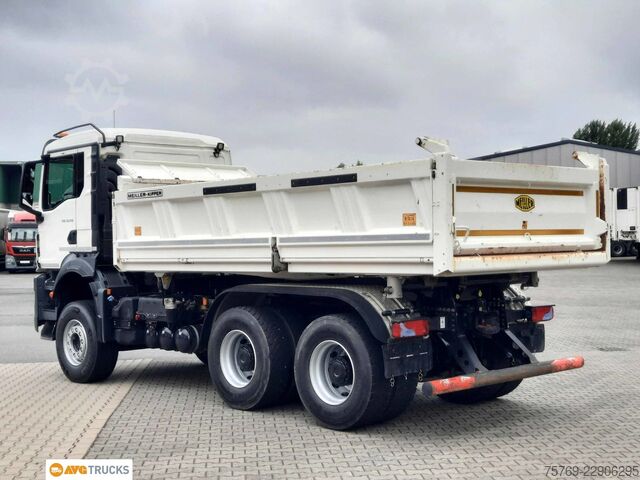 Tipper truck MAN 33.510 TGS 6X4 Meiller Bordmatik Retarder