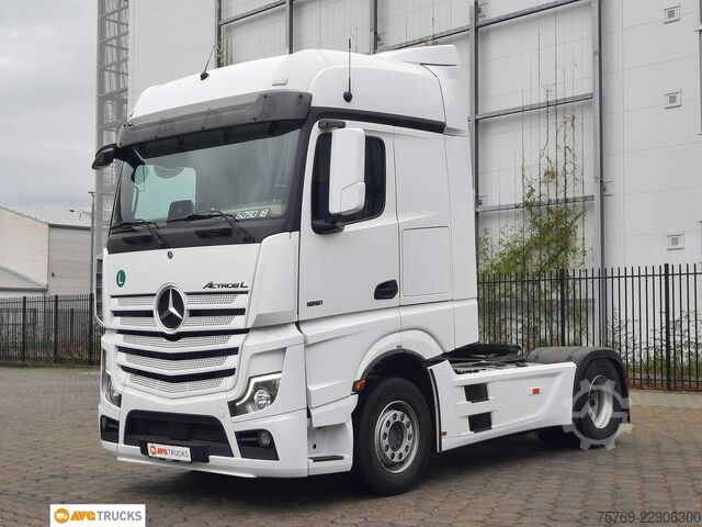 Standard tractor unit MERCEDES-BENZ 1851 LS ACTROS L Big Öl-Retarder Standklima