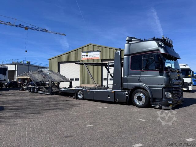 Car carrier van DAF CF 450 4X2 TIJHOF COMBI 2022  LIER