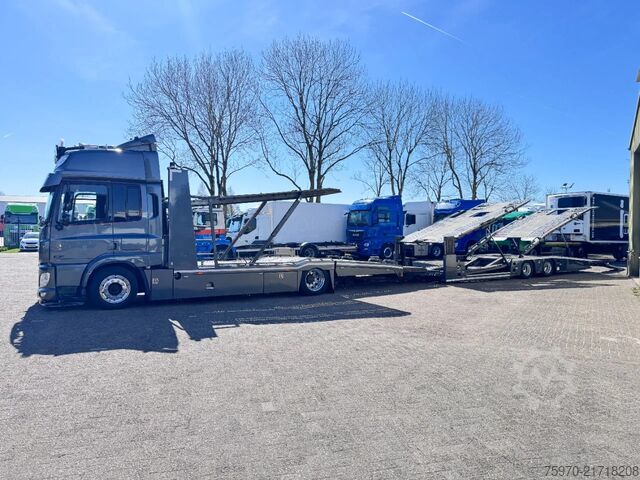 Car carrier van DAF CF 450 4X2 TIJHOF COMBI 2022  LIER