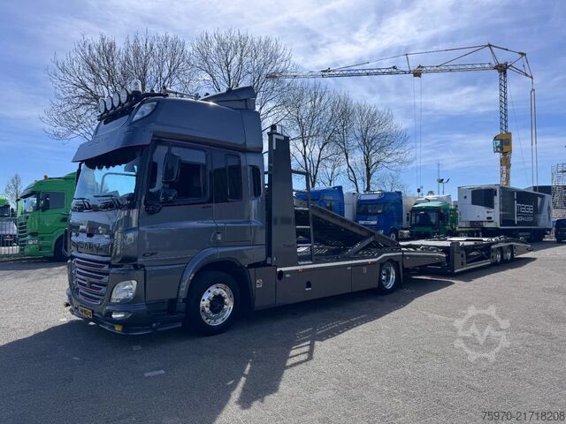 Car carrier van DAF CF 450 4X2 TIJHOF COMBI 2022  LIER