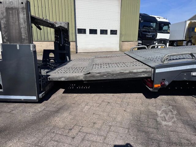 Car carrier van DAF CF 450 4X2 TIJHOF COMBI 2022  LIER
