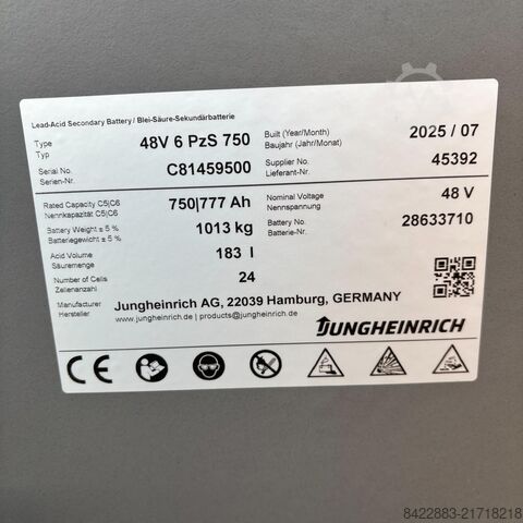 Frontlader mit Drehrahmen für Gabelzinken Jungheinrich EFG 320