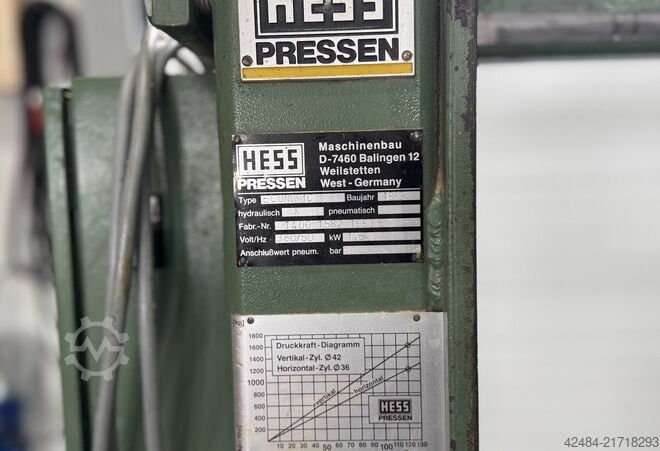 Frame press Hess Economic