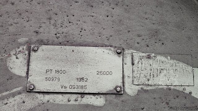 Trommelstrahlanlage PT 1800 Bubnový tryskač PT 1800