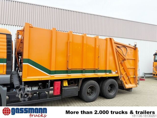 Garbage truck MAN TGS 26.400 6X4 BL, Haller x2c