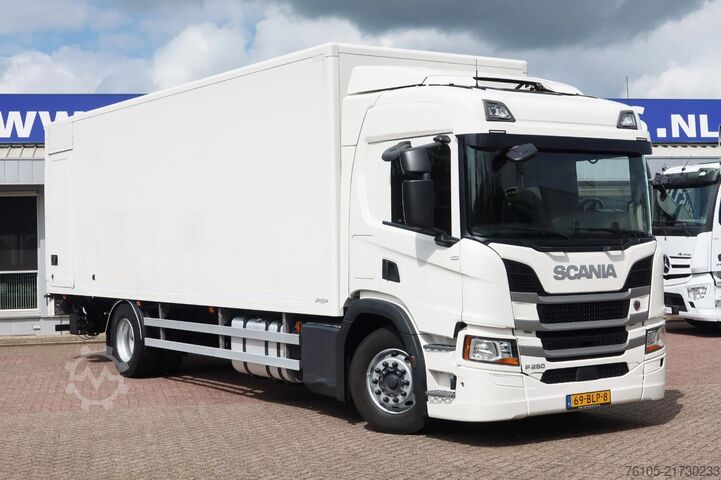 Box body Scania P250 4x2 Bak + Anteo klep 2200 kg